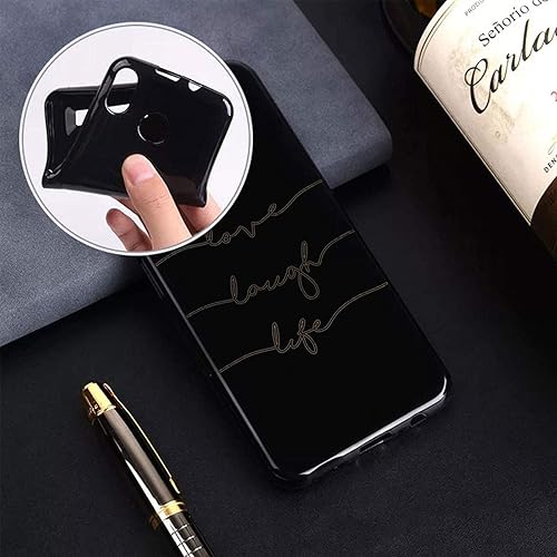 Miniatura 2 de WM92 - Funda para Samsung Galaxy S22 Ultra (6.8 pulgadas), con 1 protector de pantalla de vidrio templado, cubierta de silicona suave negra,