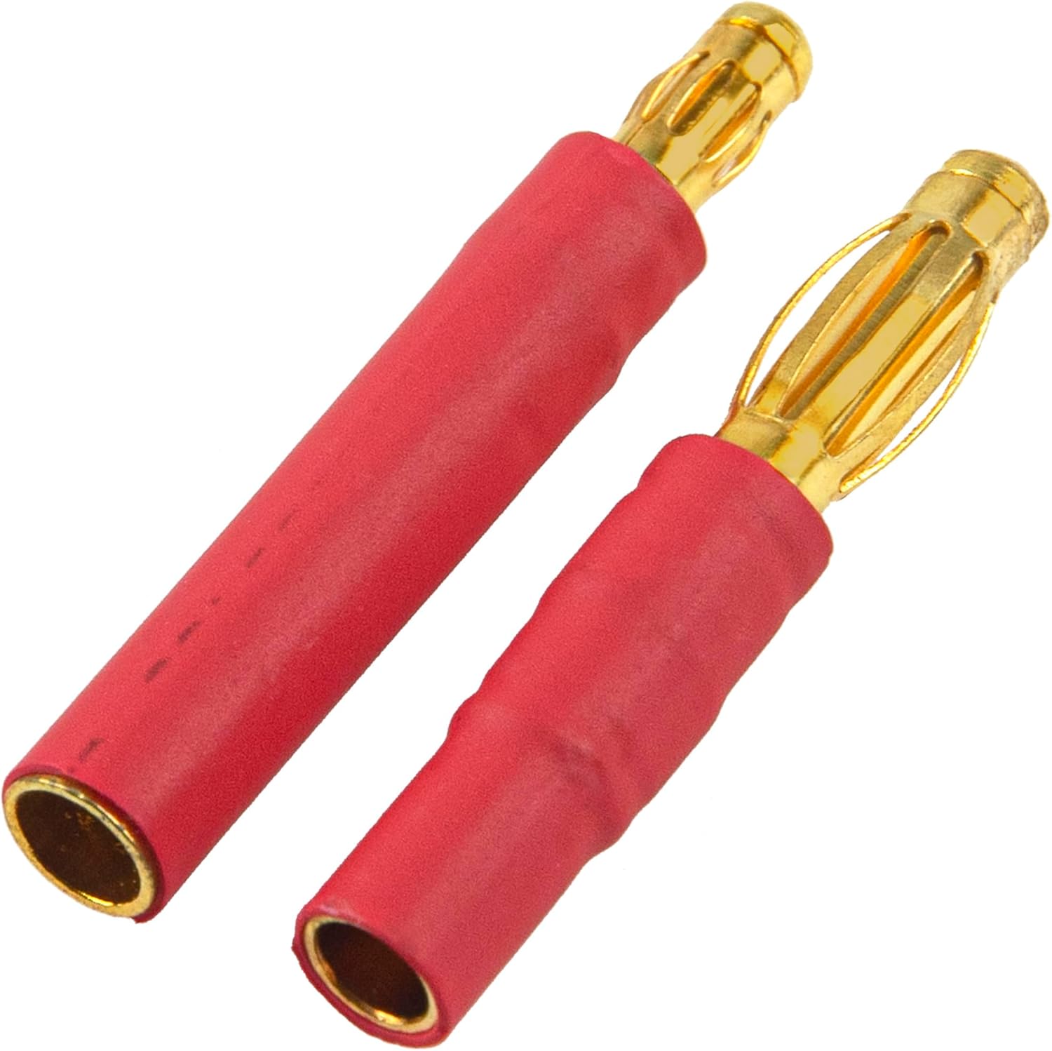 5Pairs ShareGoo No Cable 4mm Bullet Connector to 3.5mm Bullet Connector Banana Gold Plug Adapter for RC Car Boat FPV ESC Motor