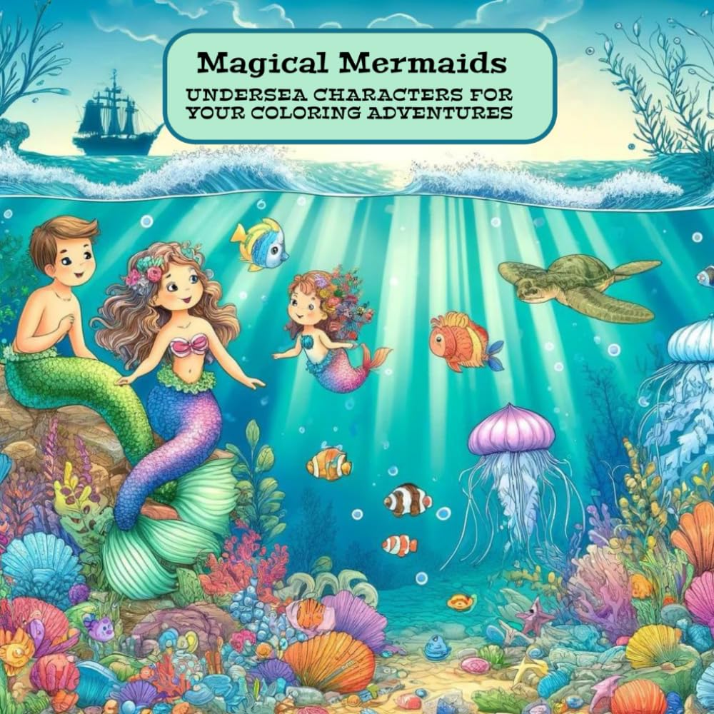 Magical Mermaids: Undersea Characters for Your Coloring Adventures