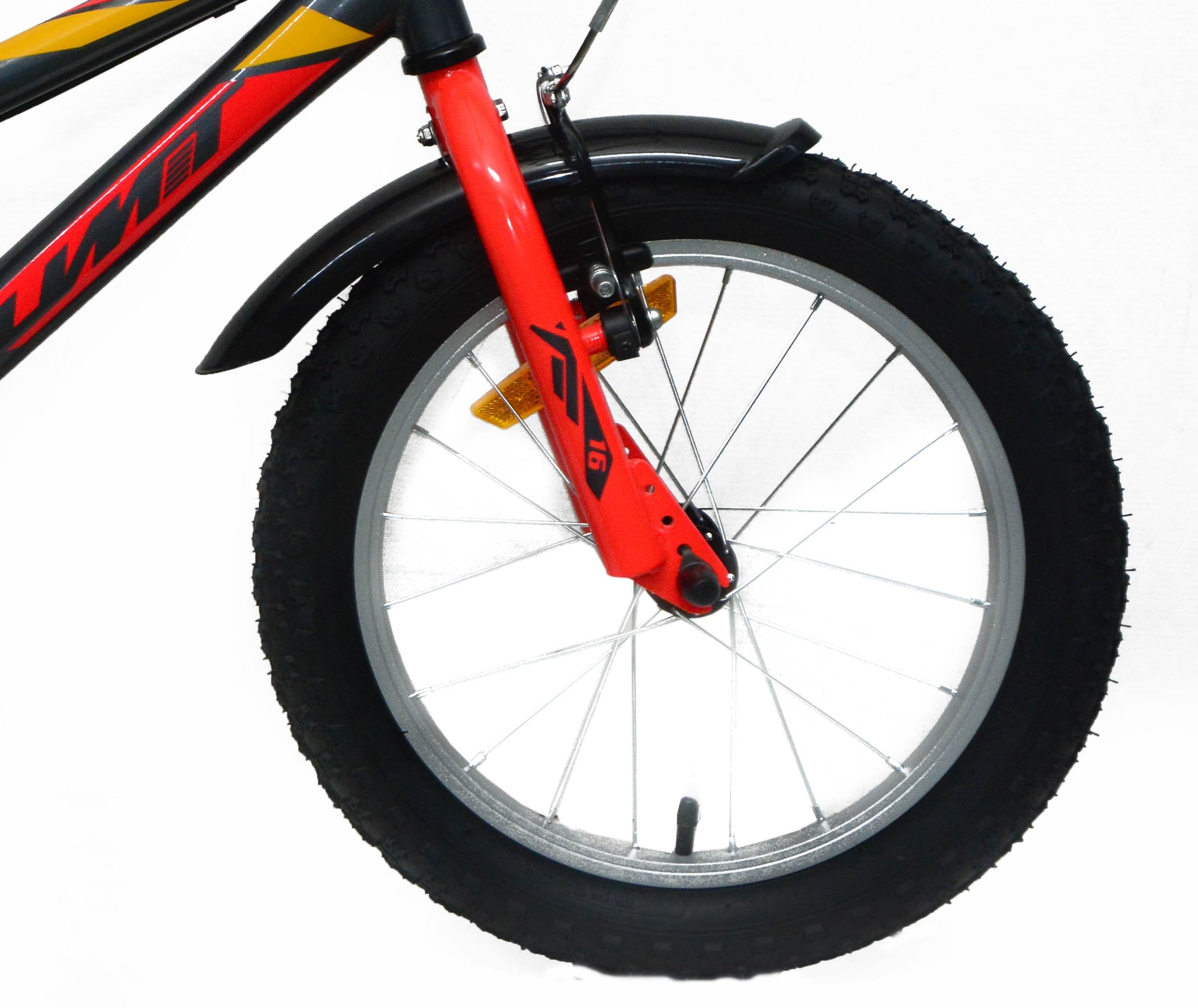Bicicleta 16 Pulgadas niño | Bicicleta niño 5-7 años + Frenos V-Break + Estabilizadores + Cuadro Acero | Segura y Resistente