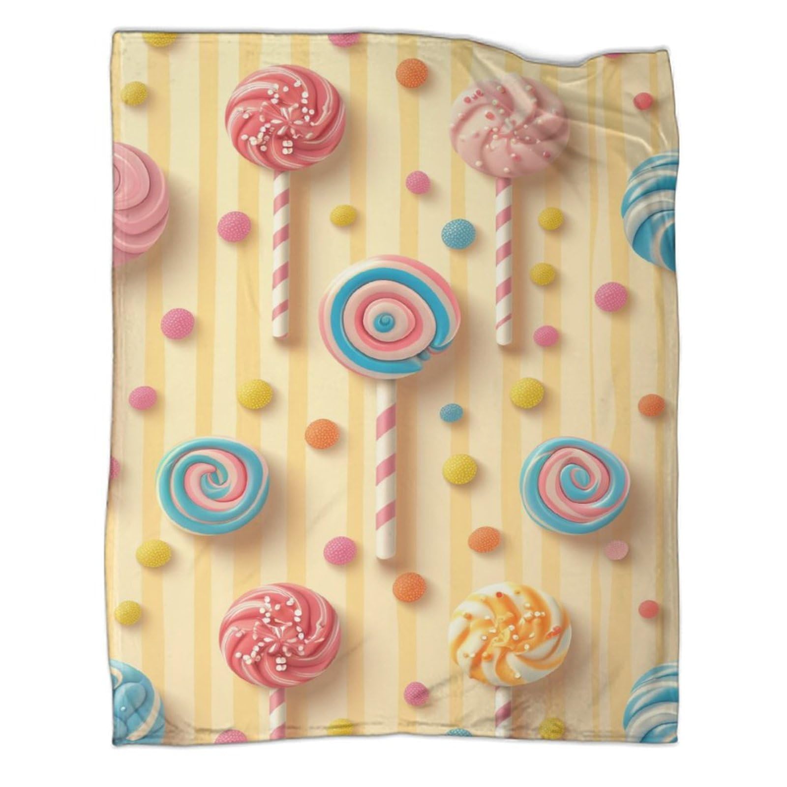 Couverture de voyage en microfibre sucette pour envelopper vos enfants de douceur