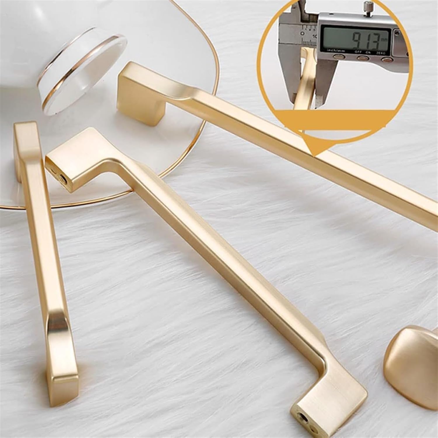 6 Pieces Drawer Pull Handles Zinc Alloy Kitchen Handles Drawer Pulls Wardrobe Handlees Drawer Cupboard Pulls Grey Furniture Handle Cupboard Bow Pulls with Screws(Size:Hole Centers:160mm)