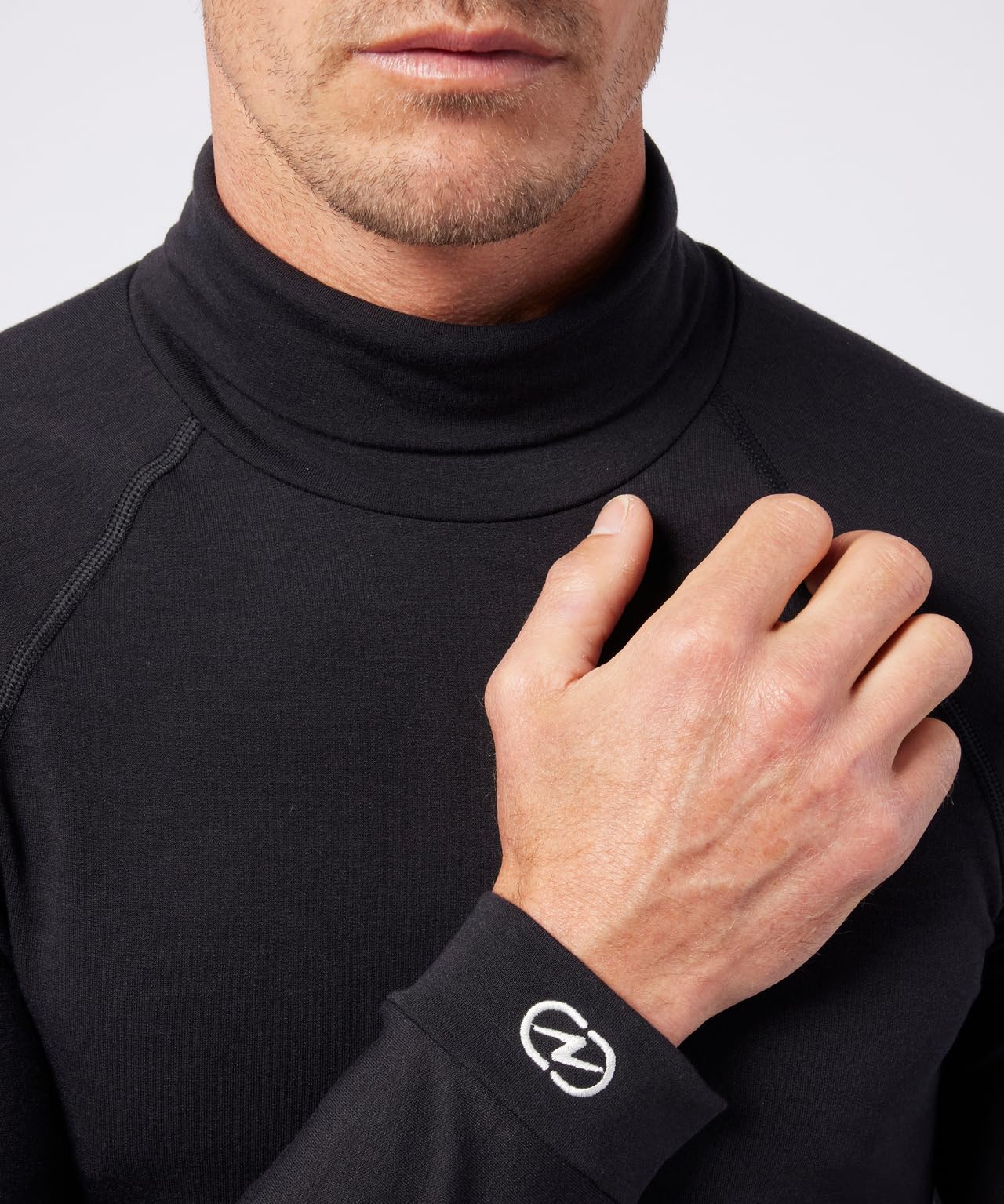 Maglietta dolcevita Comfort Thermolactyl 4 Uomo, Noir, S