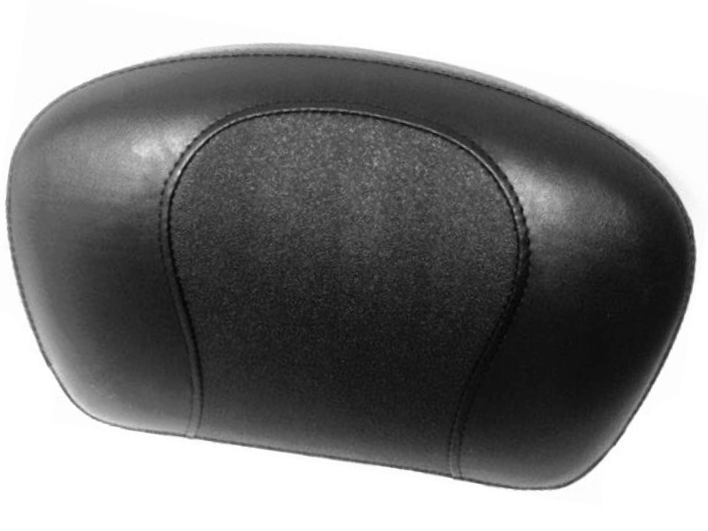 Coussin de dossier passager arrière style Stitch FatBoy pour Harley Davidson Softail Fat Boy Heritage Dyna Street Bob Sportster Iron Sissy Bar Pads Dossier Sissybar Médaillon droit REF 52347-97