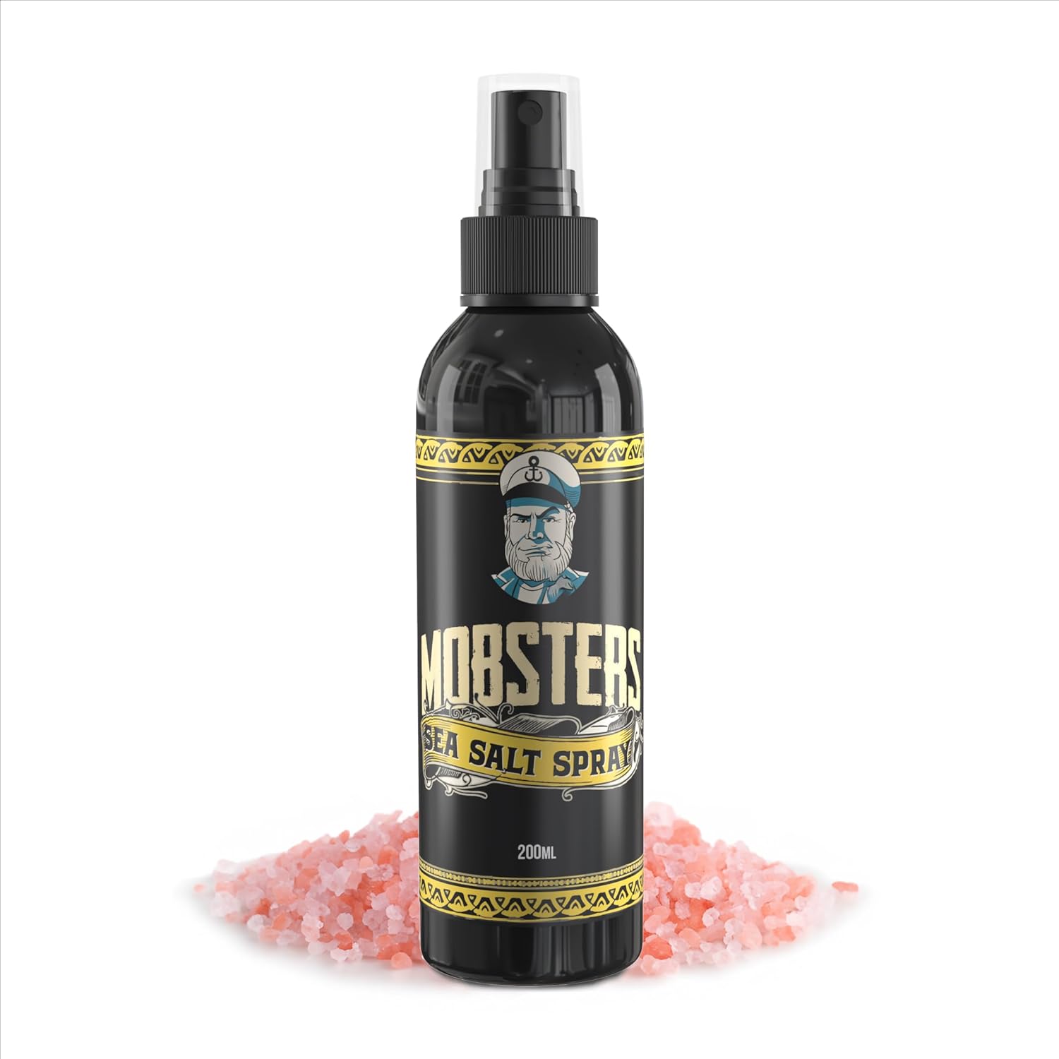 Mobsters Sea Salt Spray, texturizing zeezoutspray voor mannen, voegt volume en een natuurlijke afwerking toe, flexibele hold, zeezoutspray voor haar mannen en vrouwen, haarspray voor styling, volume spray 200ml