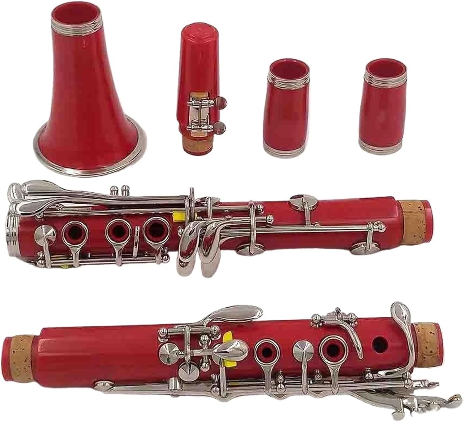 Professional Color Woodwind Instrument B Flat Clarinet 17 Keys ABS Material Clarinet Instrument(4)