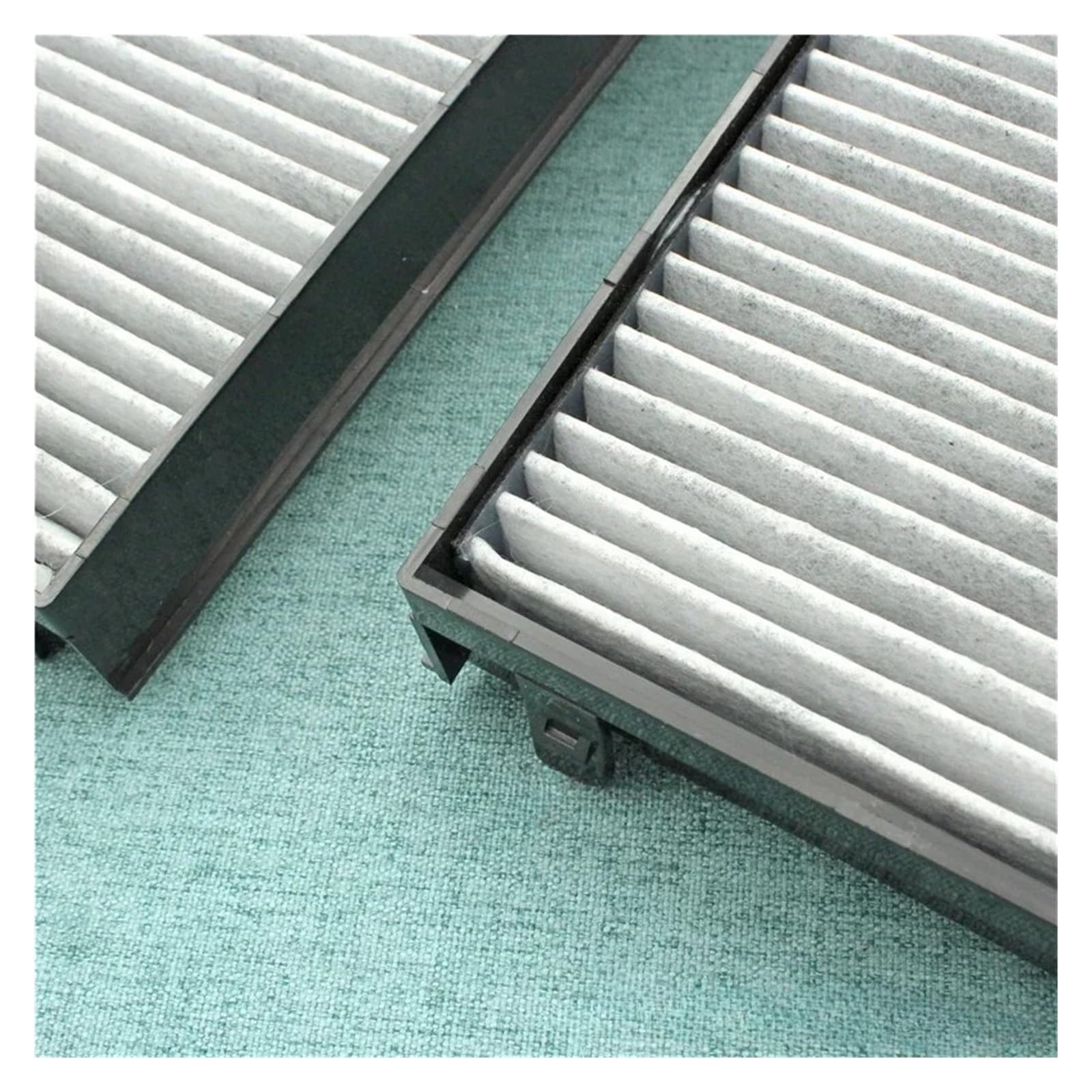 2 filtros de habitáculo for coche, compatible con BMW E70, E71, E72, F15, F16, F85, F86, X5 y X6 (64119248294). Filtro de aire de habitáculo de carbón activado.