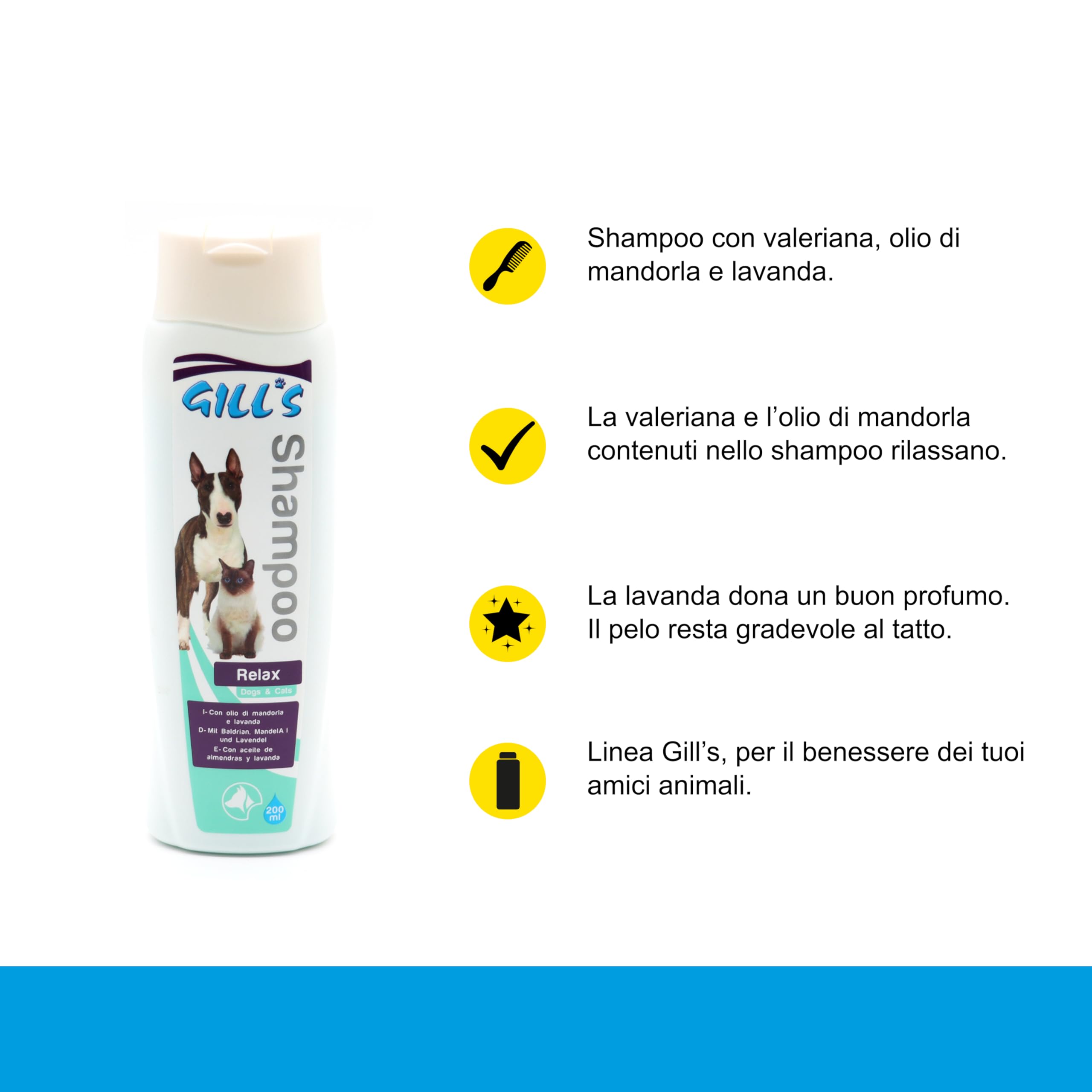 CROCI Gill's Relaxing Shampoo, 200 ml - Image 2
