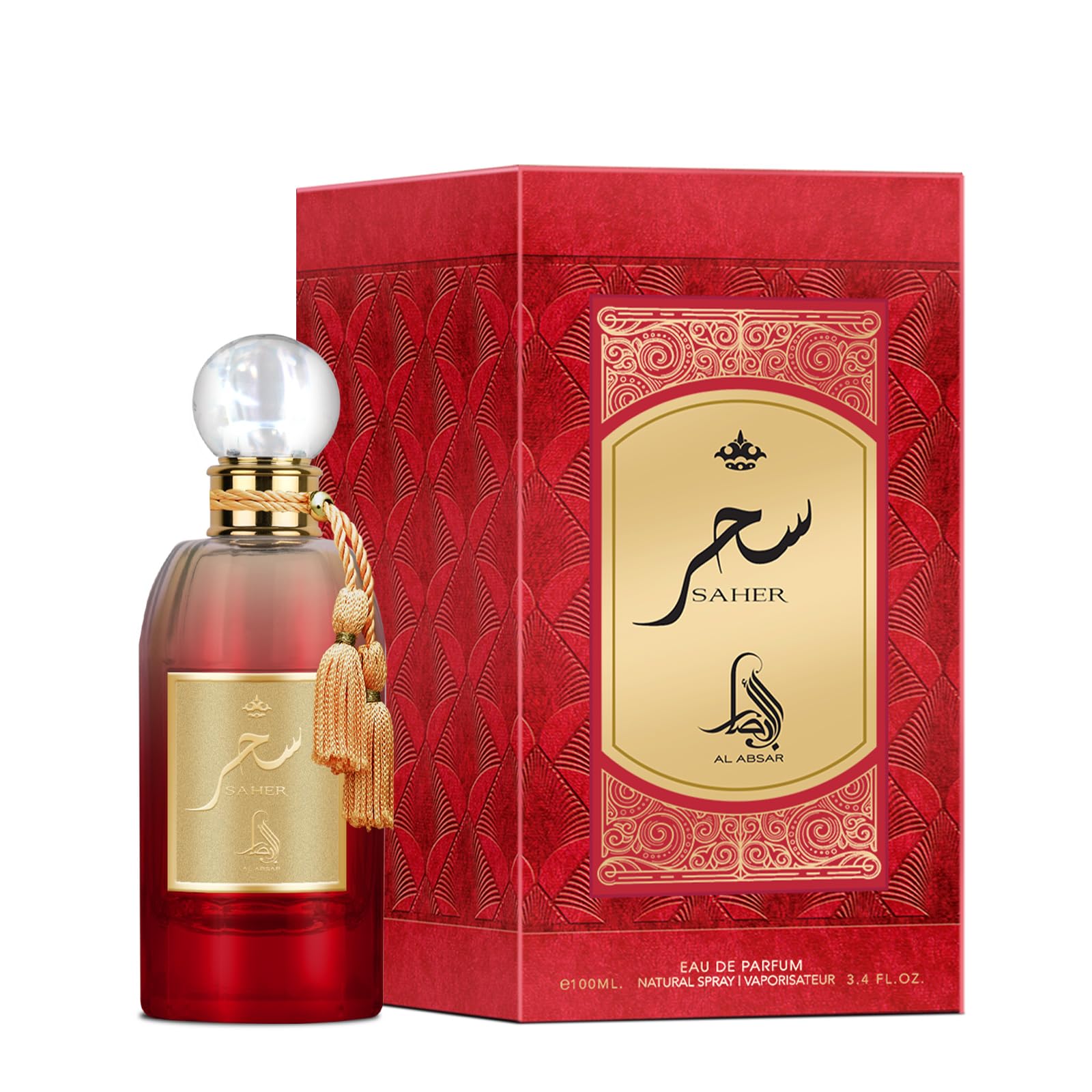 Al Absar Saher Perfume 100ML - EDP - Captivating Fragrance Inspired by Dawn, Long-Lasting Oriental Scent