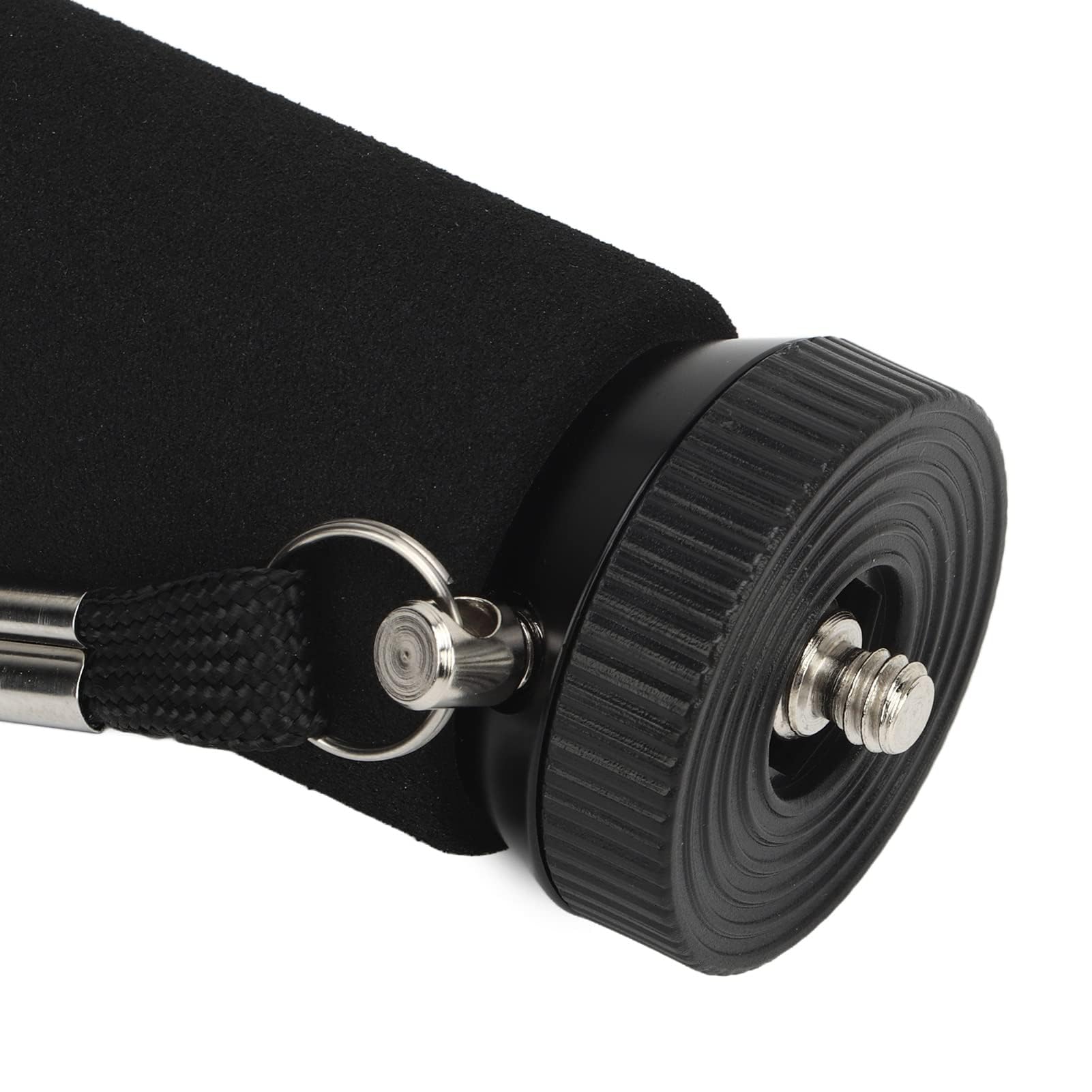 Monopié Retráctil de 63 Pulgadas, Cámara de Aluminio Portátil, monopié Ligero para Fotografía con Bolsa de Transporte, Funda de Esponja, Barra de Extensión para Cámara de Teléfono