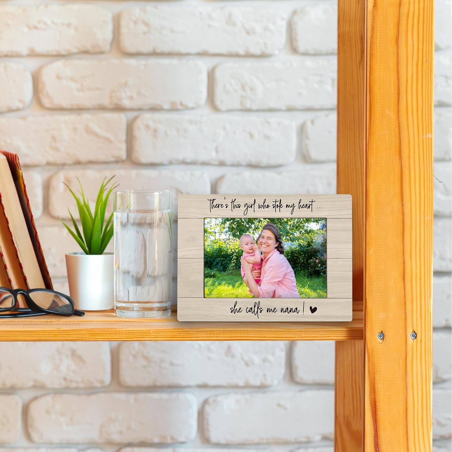 Nana 4x6 Picture Frame, Granddaughter Picture Frame, Gifts for Nana from Grandkids Granddaughter, Nana Gifts for Grandma, This Girl She Calls Me Nana Picture Photo Frames for Desk Decor - Image 4