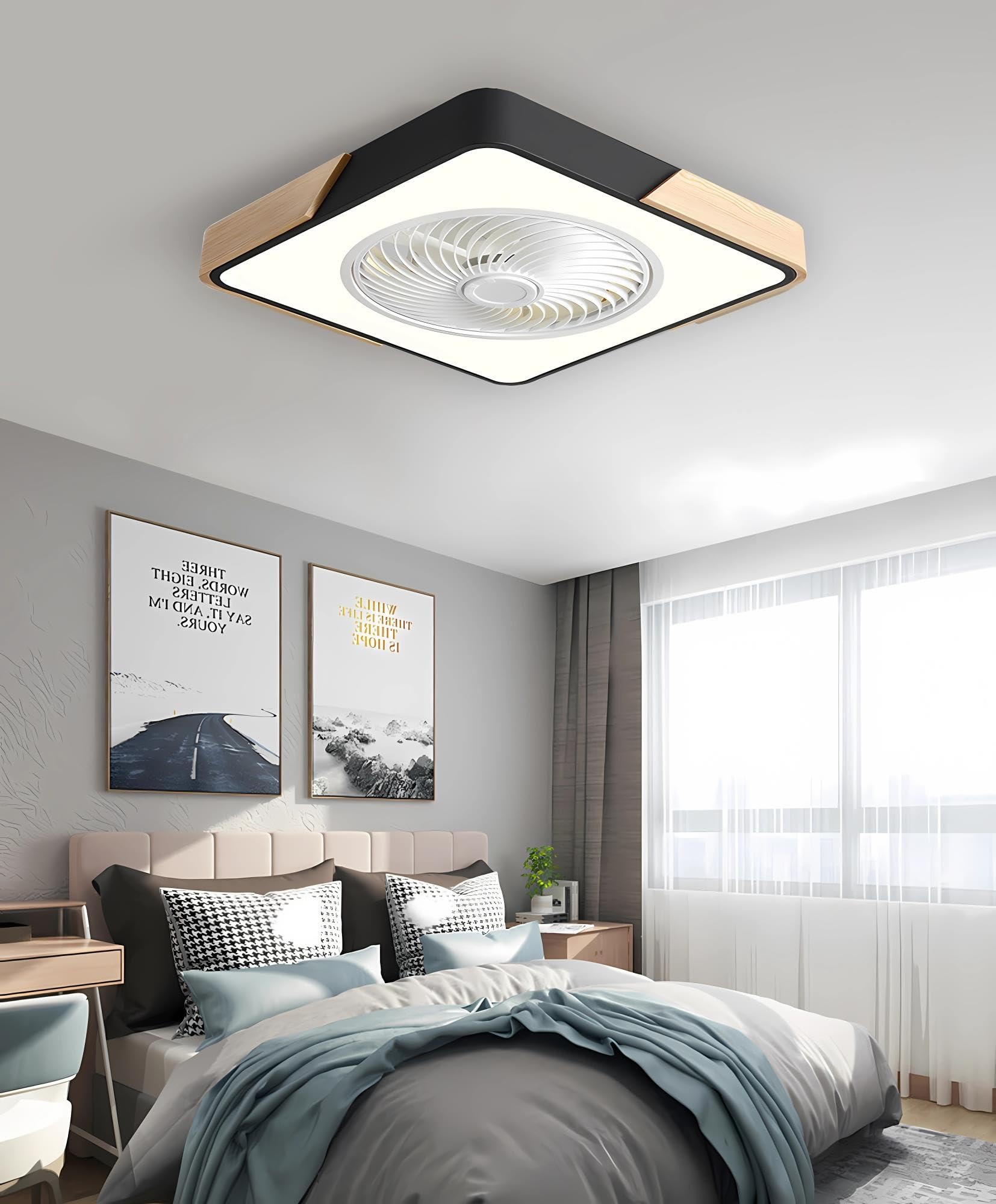 KAIRRY Ventilatore da Soffitto con Luce Dimmerabile
