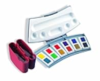 Pelikan Transparent Watercolor Paint Set, 12 Colors (721886), Multi