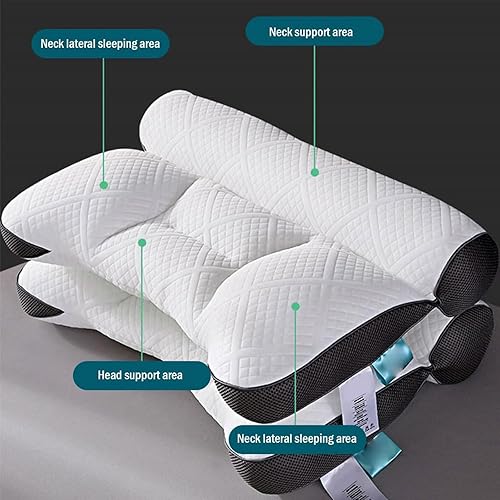 Miniatura 2 de Nimecal - Almohada de plumón de ganso cómoda con soporte cervical, almohada ergonómica nimecal de plumón de ganso, almohada de plumón de ganso para