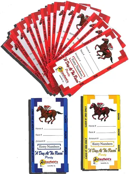 Win Place Show Tickets (Set of 100 Pieces)