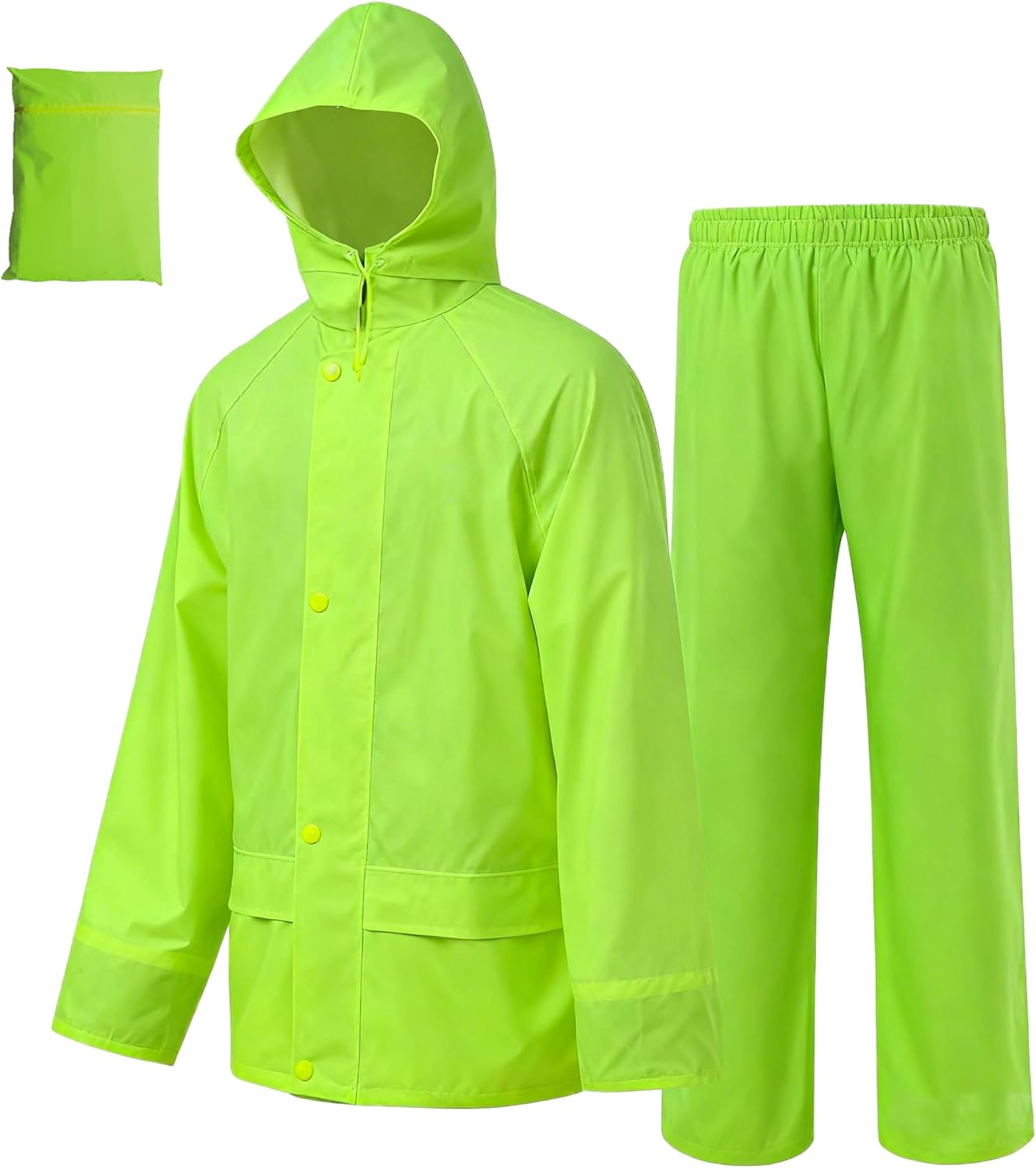 Rizzon Rain Suit Jacket/Trouser for Men Women Waterproof Lightweight Rain Gear for Outdoor Farm Fishing Motorcycle