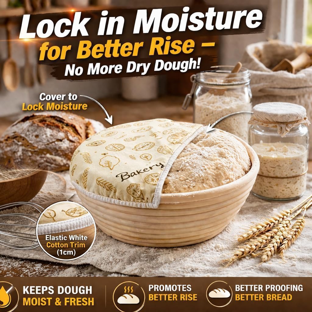 Beeswax Bread Bags and Beeswax Bowl Covers for Sourdough Storage image 4