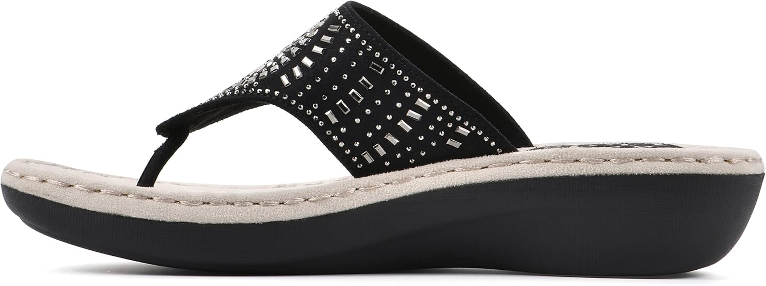 Cliffs by White Mountain Women's Cushioned Cienna Thong Sandal - Image 4