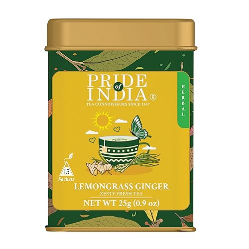 Vista 62 de Pride Of India - Té Natural Energize Ayurveda (Tulsi Negro), 25 Bolsas de Té