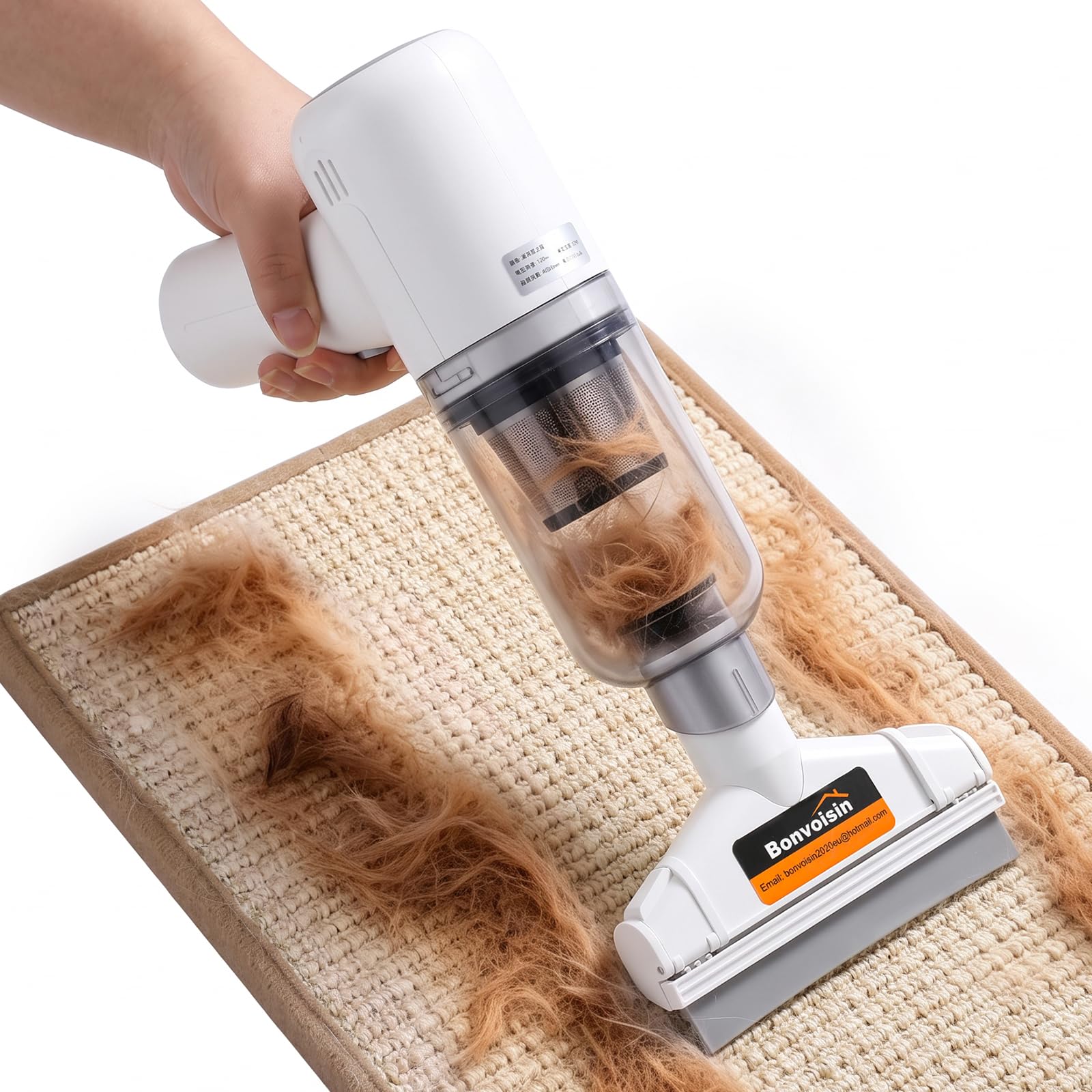 Amazon.co.jp: Bonvoisin ペット抜け毛ハンディ掃除機 抜け毛掃除