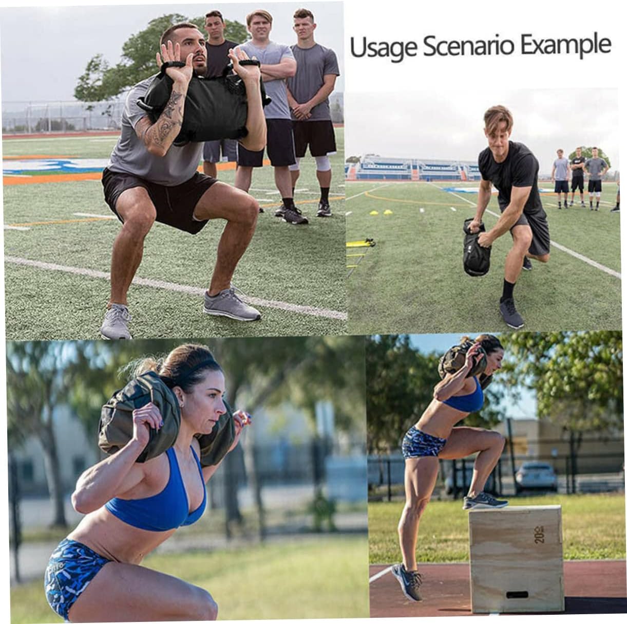 BESPORTBLE 1set Workout Sandbags Bag for Weight Training Versatile Exercise Sandbag for Gym and Home Use Capacity Material