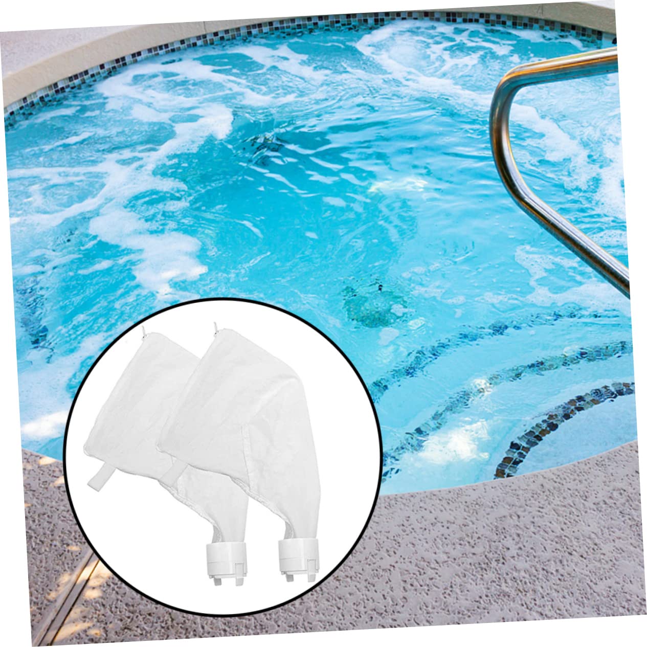 Kisangel 2 Series Bolsa Piscina Red Skimmer para Piscina Pequeña Ultra Piscina Neta Redes De Piscina para Desnatar Red Desnatadora para Piscina Ordenador Personal 2 Piezas*2