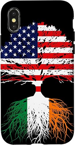 Miniatura 4 de iPhone 14 Irlanda Born Irish Family Roots Irish American Flag Estuche de regalo