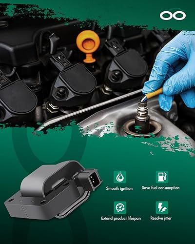 Vista 962 de SCITOO 1 bobinas de encendido con 4 bujías de iridio para Chevrolet 2011-2015 Cruze 1.4L 2016 Cruze Limited 1.4L 2012-2020 Sonic 1.4L 2013-2021 Trax