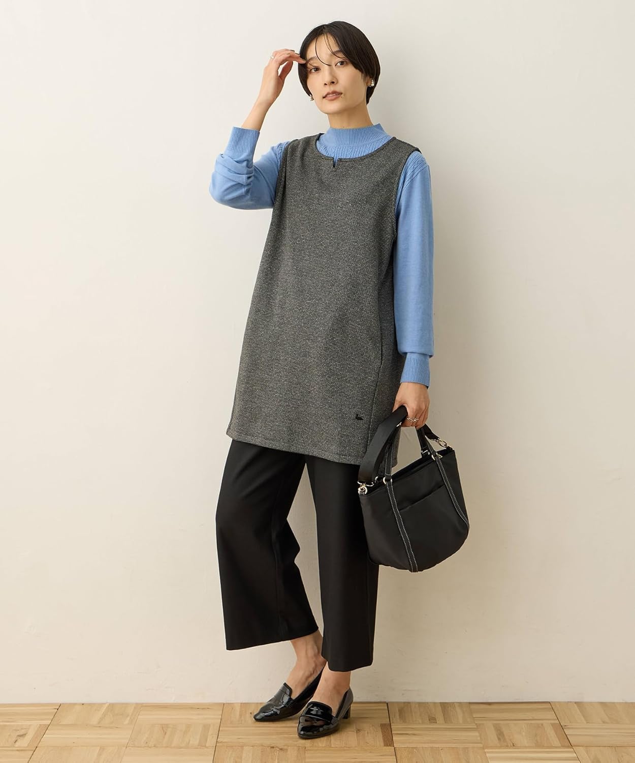 DECOY(デコイ) ジャガードジャンスカレディス491237レディース