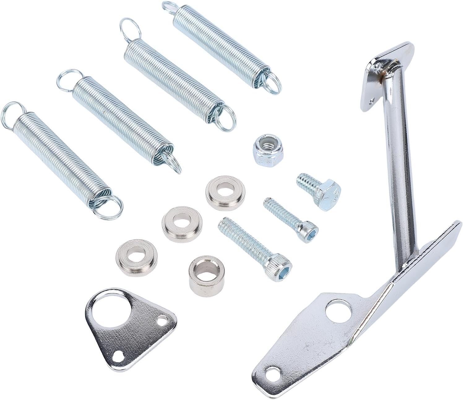 compatibility with Throttle Return Spring Kit Bracket Dual Setup for 2300 2305 4150 4160 with Stainless Steel Springs Chrome Plated Brackets Easy Installation