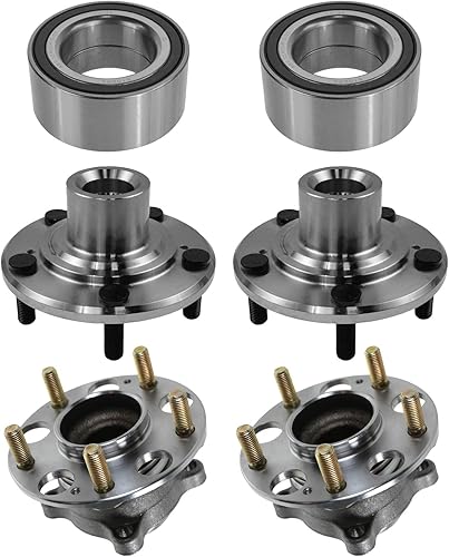 Vista 745 de TRQ Juego de 2 rodamientos y bujes de rueda trasera izquierda y derecha compatible con Ford Expedition 2007-2010 Lincoln Navigator 2007-2010