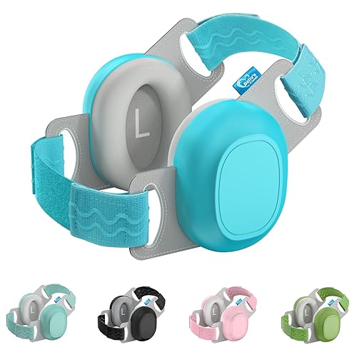 Miniatura 10 de Bella's Friends Protección de oídos para bebés y niños pequeños (3 a 48 meses), auriculares con cancelación de ruido de 24 dB, cómodas orejeras para