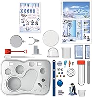 Vista 4 de Thames & Kosmos Ooze Labs - Kit de experimento STEM de estación de nieve instantánea y configuración de laboratorio, haz tu propia nieve falsa. 11
