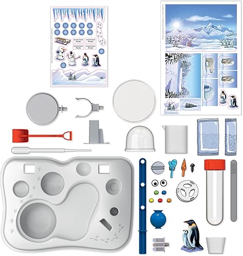 Miniatura 4 de Thames & Kosmos Ooze Labs - Kit de experimento STEM de estación de nieve instantánea y configuración de laboratorio, haz tu propia nieve falsa. 11