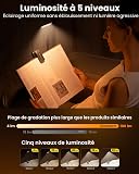 Glocusent Lampe de Lecture Livre, 20 LED, 5 niveaux, rechargeable USB-C - 3