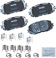 Vista 14 de Pastillas de Freno Delanteras Cerámicas Bendix Priority1 CFC430A para Modelos Selectos INFINITI G35, I30, Nissan 350Z, Altima, Juke, Maxima, Sentra