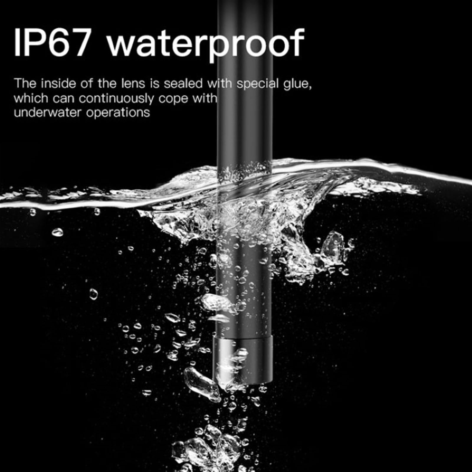 Industrie Endoskop Kamera 8mm Objektiv IP67 wasserdichte Auto Motor Kanalisation Rohr Inspektion for Smartphone PC USB Typ C Hd-Bild(3.5m,8mm Hard Cable)