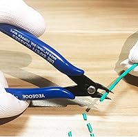 Vista 7 de Alicates de corte diagonal, 10 unidades de alicates de corte diagonal, cortador lateral de 5 pulgadas, alicates, cortadores de alambre pequeños