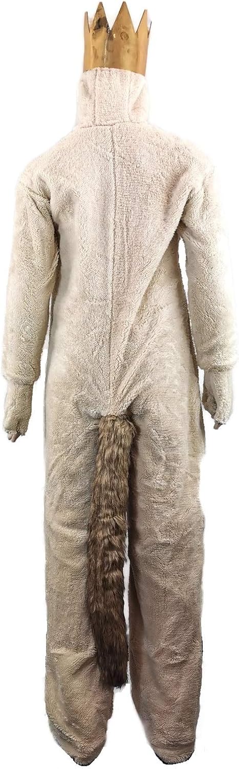 Where the Wild Things Are Wolf King MAX Costume Hoodie Adult with Crown