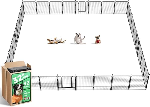 Miniatura 43 de FXW Rollick - Corralito para perros para patio, campamento con casa rodante, patentado, 50 pulgadas, 8 paneles