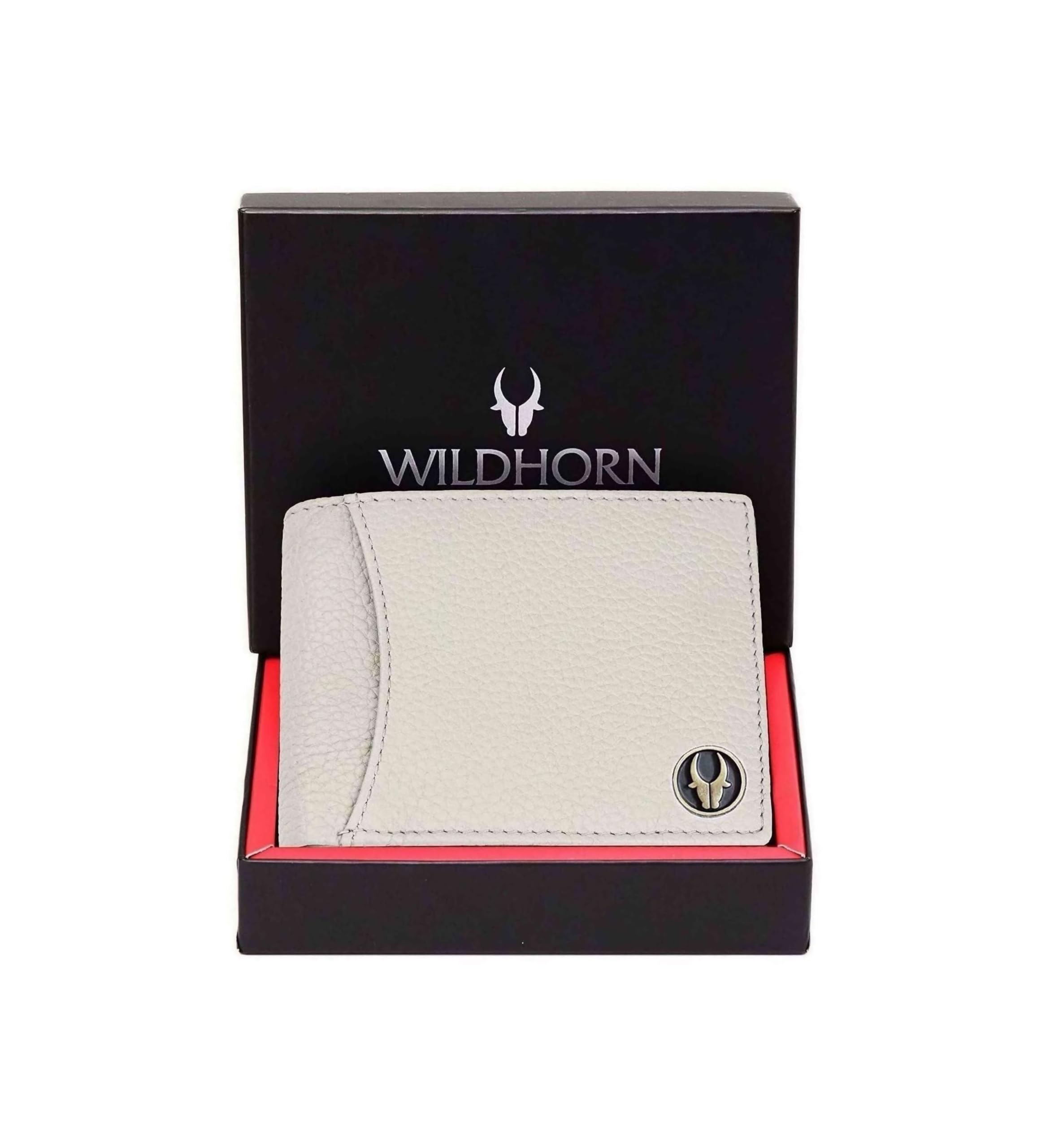 WildHorn Rfid Protected Leather Wallet For Men, Beige