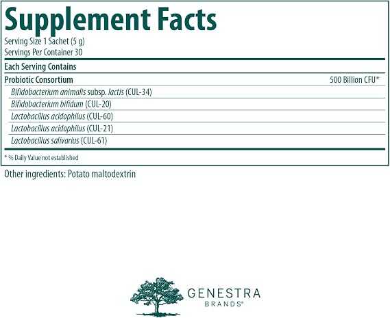 Genestra Brands HMF Intensive 500, 30 Sachets