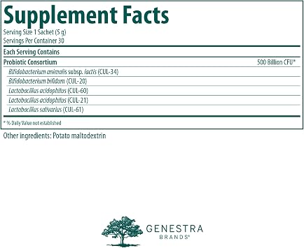 Genestra Brands HMF Intensive 500, 30 Sachets