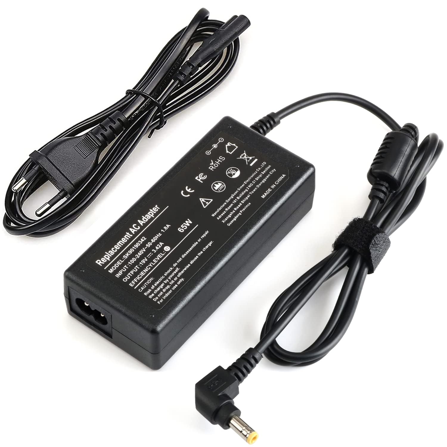 BIUBOTY 65W/45W Ladekabel Laptop Ladegerät Laptop Kompatibel mit Lenovo ThinkPad T440 T450 T460 T470 T480 X240 X250 X260 X270 L450 L460 L470 E450 E460 E470, Slim Tip Laptop Netzteil