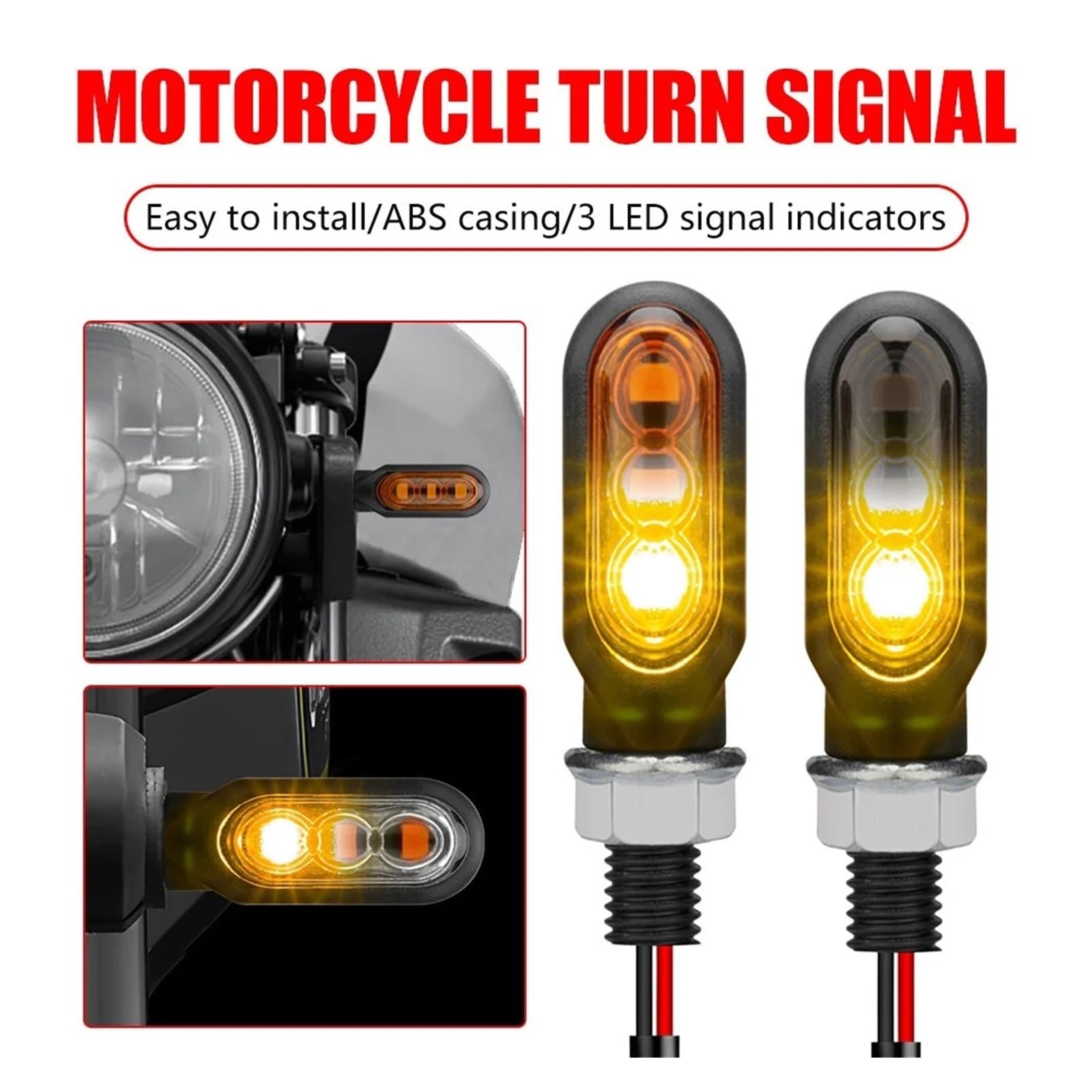 Indicatore direzione a LED moto scorre sequenziale Indicatoris Motos