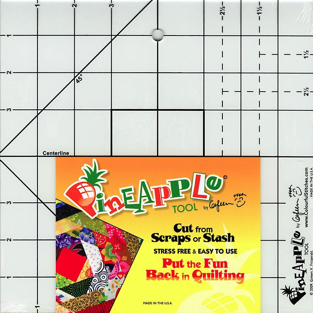 Pineapple Tool: Cut from Scraps or Stash, Stress Free and Easy to Use
