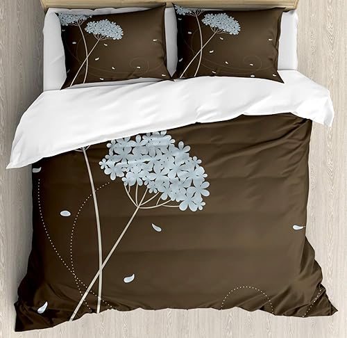 Miniatura 23 de Ambesonne Juego de funda de edredón de pesca, lubina de boca grande atrapando un bocado en espray de agua, imagen salvaje, juego de cama decorativo