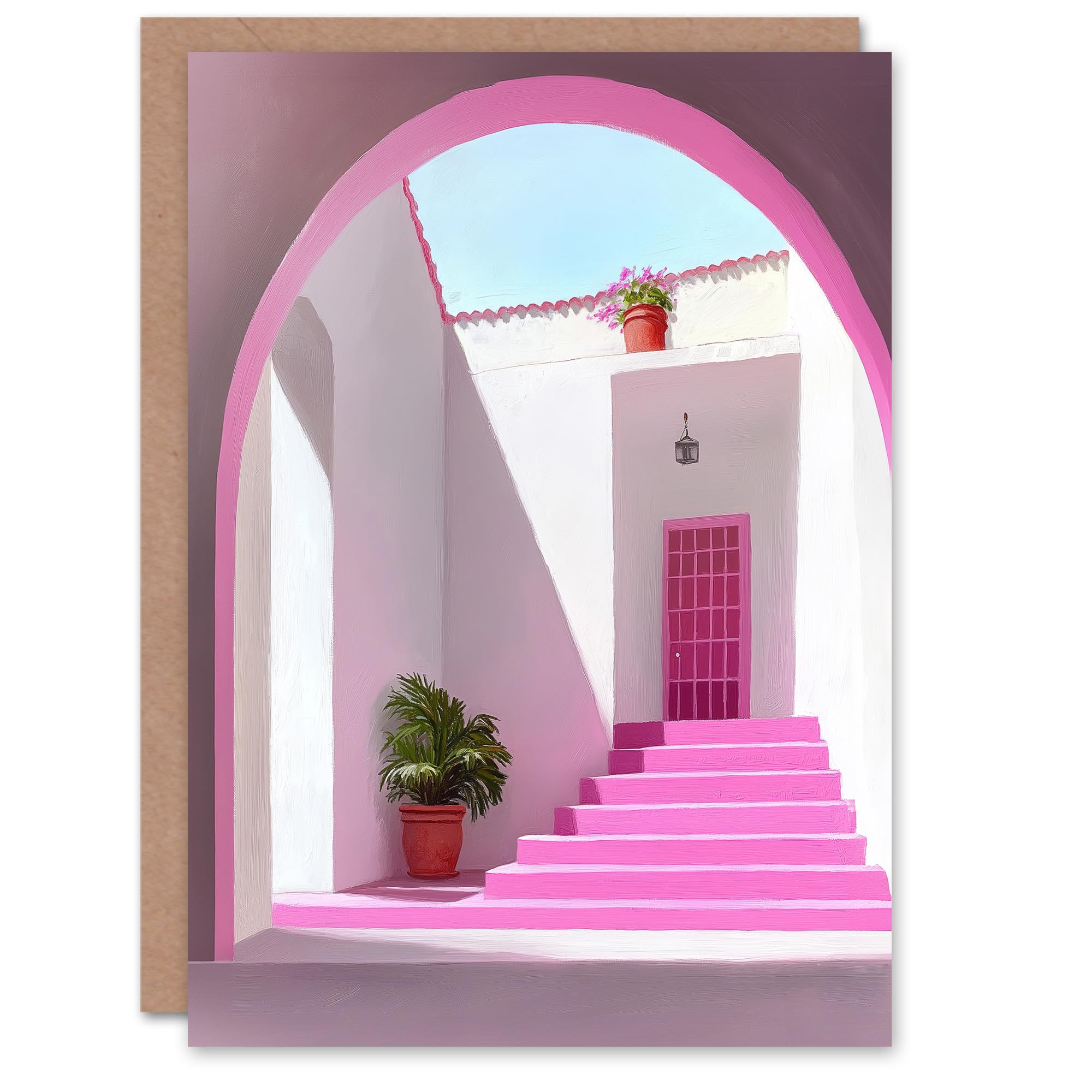 Artery8 Greeting Card - Birthday Card - Pink
