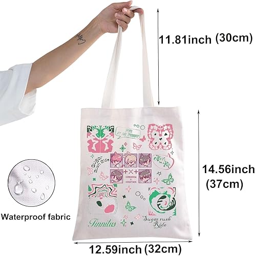 Miniatura 2 de BWWKTOP K-Pop TXT Tote Bag Corea Band Fans Regalos Grupo Coreano Álbum Bandolera K-Pop TXT Merch
