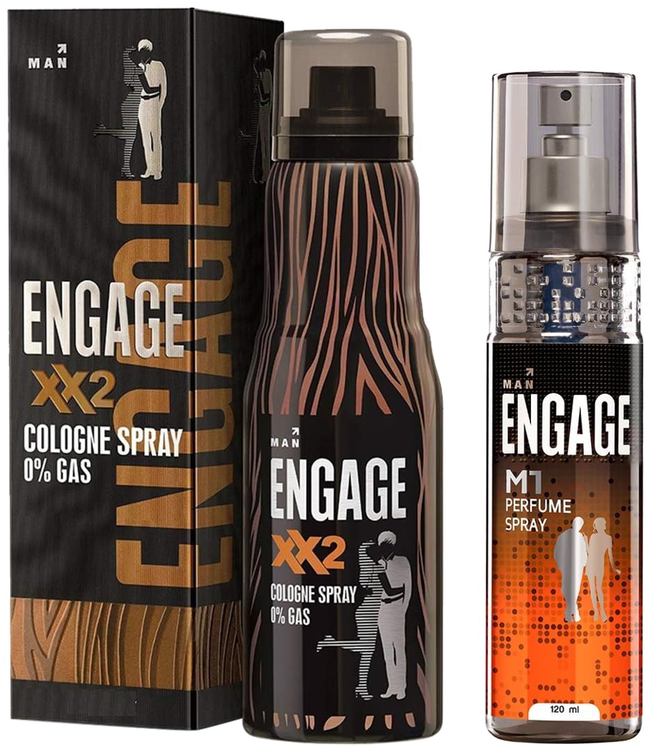 Buy Engage M1 Perfume Spray For Men, 120ml And Engage Cologne Spray XX2